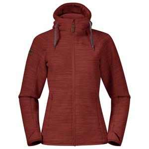 Bergans  Women's Hareid Fleece Jacket - Fleecevest, rood