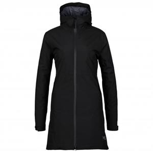 Stoic  Women's MountainWool MMXX.Uppsala Coat - Lange jas, zwart