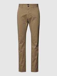 Boss Orange Slim fit chino met Franse steekzakken