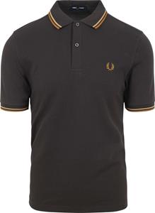 fredperry Fred Perry - Twin Tipped Anchor Grey/Warm Stone/Dark Caramel - Polo
