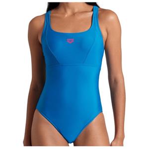 Arena  Women's Solid Swimsuit Control Pro Back B - Badpak, blauw