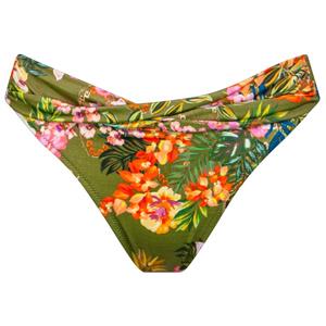 WATERCULT  Women's Sunset Florals Bikini Bottoms 640 - Bikinibroekje, olijfgroen