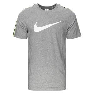 Nike T-shirt NSW Repeat Sportswear - Grijs/Wit