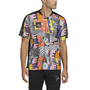 Adidas T-shirt Tiro Pride - Multicolor/Zwart