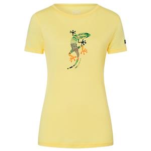 Super.Natural  Women's El Gecko - Merinoshirt, geel/ various