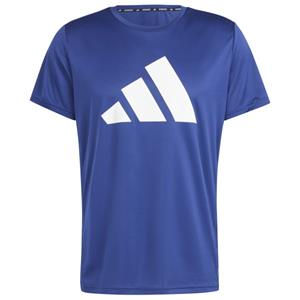 Adidas  Run It Tee - Sportshirt, blauw