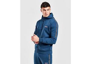 McKenzie Essential Tape Full-Zip Hoodie - Blue- Heren