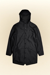 Rains 12020 long jacket w3 black