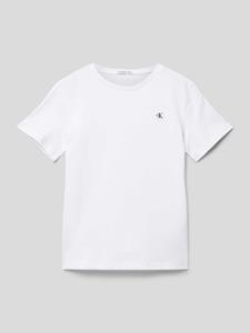 Calvin Klein Jeans T-shirt met labelstitching, model 'MONO'