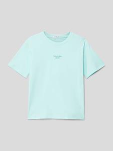 Calvin Klein Jeans T-shirt met labelprint, model 'SERENITY'