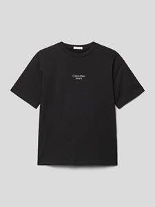 Calvin Klein Jeans T-shirt met labelprint, model 'SERENITY'