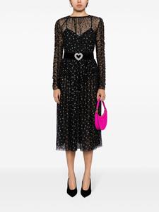 Rebecca Vallance Whitney polka-dot tulle dress - Zwart