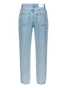 PINKO high-rise tapered jeans - Blauw