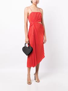 Alice + olivia Asymmetrische jurk - Rood