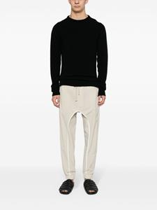 Thom Krom M ST 421 drop-crotch trousers - Beige