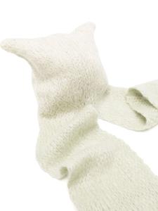 Maison Margiela knitted scarf beanie - Groen