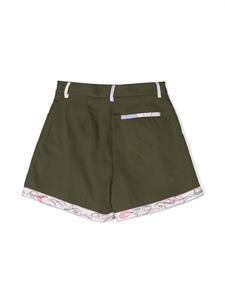 PUCCI Junior Shorts met print - 716C green