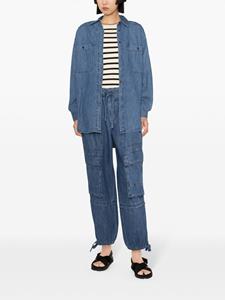 MARANT ÉTOILE Ivy high-rise wide-leg jeans - Blauw