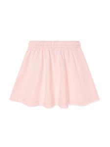 Moschino Kids logo-print A-line skirt - Roze