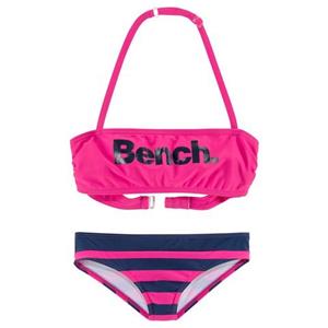 Bench. Bandeau-Bikini, mit großem Logoprint