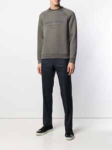 Giorgio Armani Sweater met logoprint - Grijs