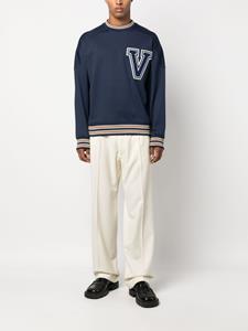 Valentino Garavani VLogo sweater met ronde hals - Blauw