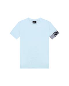 Malelions T-shirt captian 2.0 - Licht blauw / Grijs