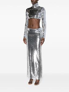 LaQuan Smith Cropped top - Zilver
