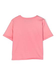 Ralph Lauren Kids Katoenen T-shirt met logoprint - Roze