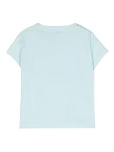 Il Gufo T-shirt met grafische patch - Blauw
