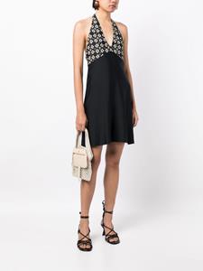 CHANEL Pre-Owned Mini-jurk met halternek - Zwart