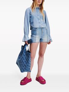 Karl Lagerfeld Jeans Zijden blouse - Blauw