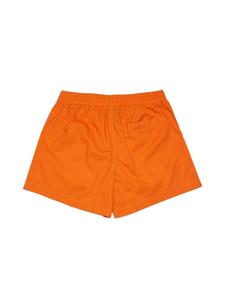 MAX&Co. Kids Katoenen shorts met geborduurd logo - Oranje