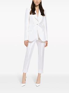 Dolce & Gabbana Zijden pantalon - Wit