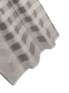 Lanvin jacquard-logo striped scarf - Grijs