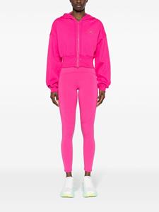 Adidas by Stella McCartney logo-print cropped hoodie - Roze