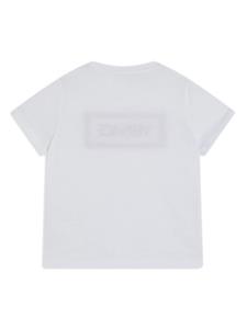 Versace Kids T-shirt met geborduurd logo - Wit