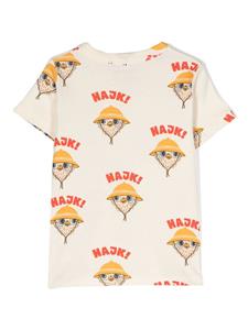 Mini Rodini T-shirt met print - Beige