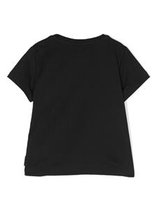 Philipp Plein Junior T-shirt met logoprint - Zwart