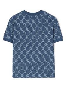 Gucci Kids T-shirt van katoenmix - Blauw