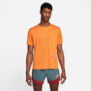 Nike Hardloopshirt Dri-FIT Trail Rise 365 - Oranje/Rood