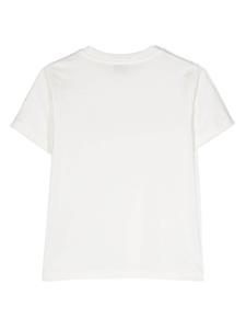 Moncler Enfant T-shirt met logo - Wit