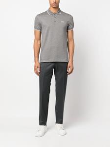 Zegna Poloshirt met geborduurd logo - Grijs