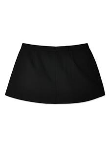 SHUSHU/TONG Mini-rok met strikdetail - Zwart
