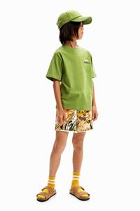 Desigual T-shirt citroen reptiel - GREEN