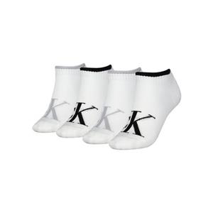 Calvin Klein Jeans Sneakersocken "CKJ WOMEN SNEAKER 4P LOGO", (Packung, 4 Paar), Short-Socks
