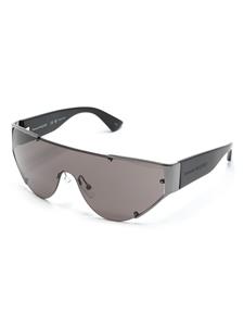 Alexander McQueen Eyewear AMQ the grip shield-frame sunglasses - Zwart
