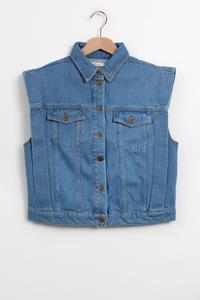 Sissy-Boy Blauw Denim Gilet