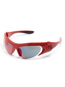 Dolce & Gabbana Eyewear DG Toy zonnebril met biker montuur - Rood