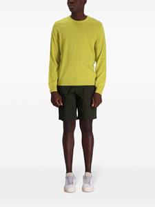 Armani Exchange Bermuda shorts met logopatch - Zwart